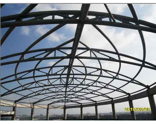 果洛中煤朔州宾馆管桁架工程